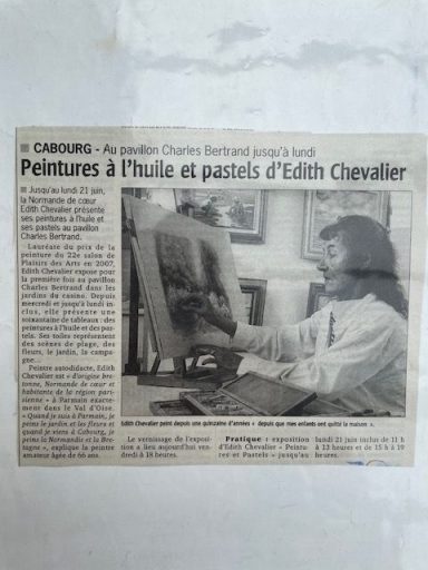 Article sur une personne peignant à l'aide d'une palette.